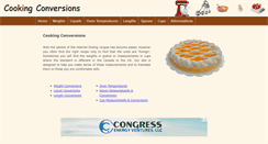 Desktop Screenshot of cookingconversions.org