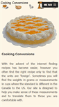 Mobile Screenshot of cookingconversions.org